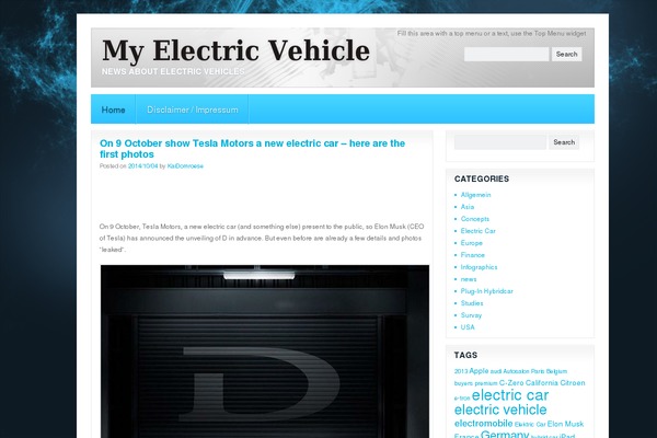 my-electric-vehicle.com site used Engineering and Machinering