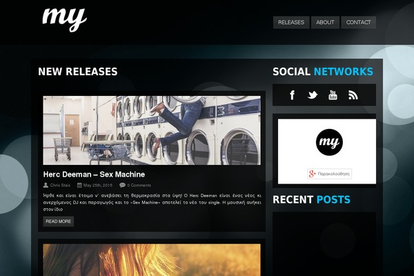 Clubber theme site design template sample