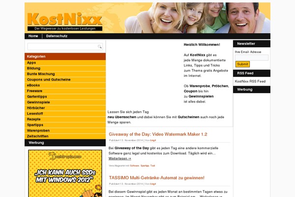 WordPress website example screenshot