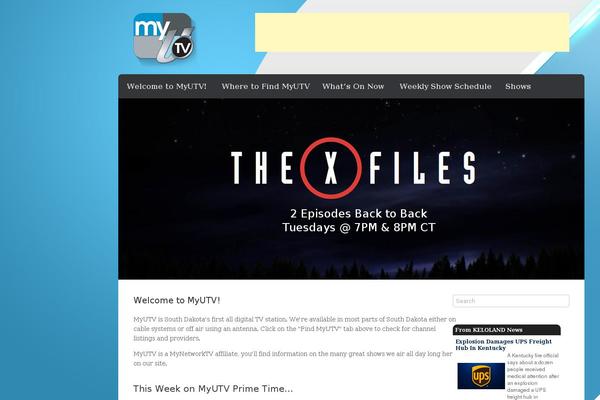 Vantage theme site design template sample