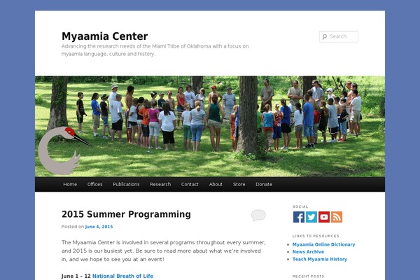 Twenty Eleven theme site design template sample