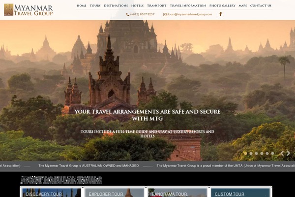 myanmartravelgroup.com site used Myanmar