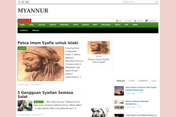 myannur.com site used Smart News