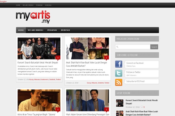 myartis.my site used Newsstreet