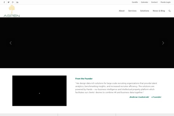 Enfold theme site design template sample