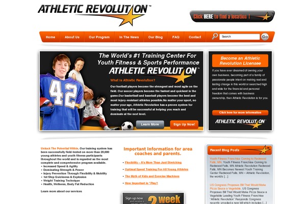 myathleticrevolution.com site used Athleticrevolution