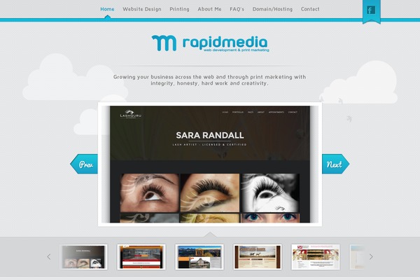 myazdesign.com site used Rapidmedia