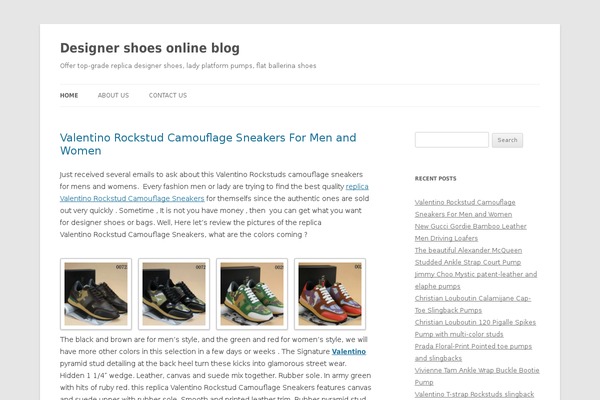 Twenty Twelve theme site design template sample