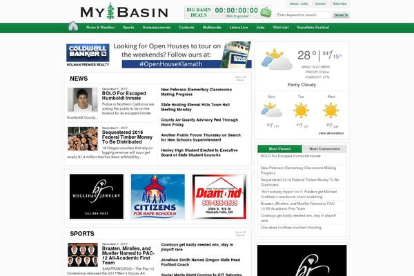 mybasin.com site used Mybasintheme