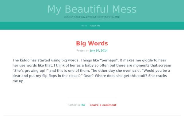 WordPress website example screenshot