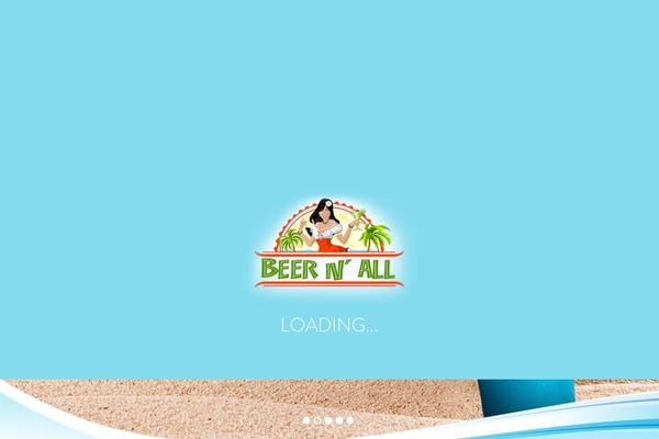 Beer theme site design template sample