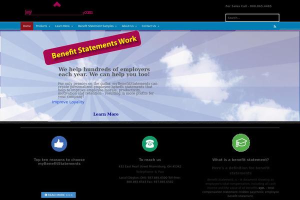 WordPress website example screenshot