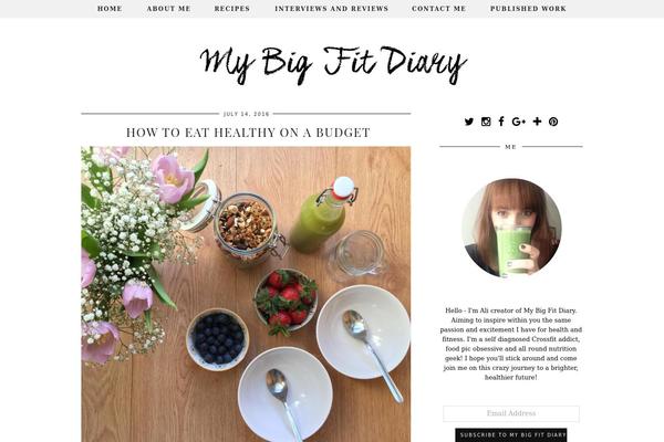 mybigfitdiary.com site used Pipdig-cultureshock