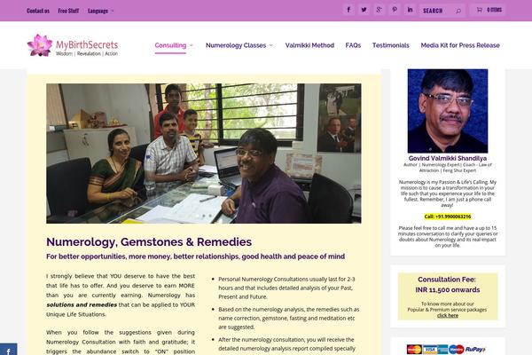 WordPress website example screenshot