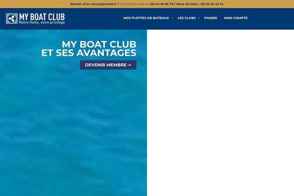 myboatclub.fr site used Myboatclub