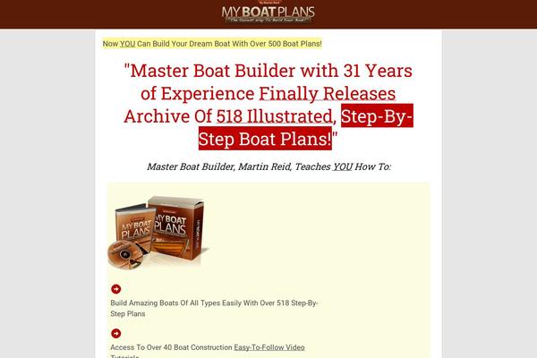 myboatplans.com site used Twenty Twenty