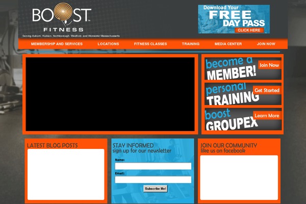 Boost theme site design template sample