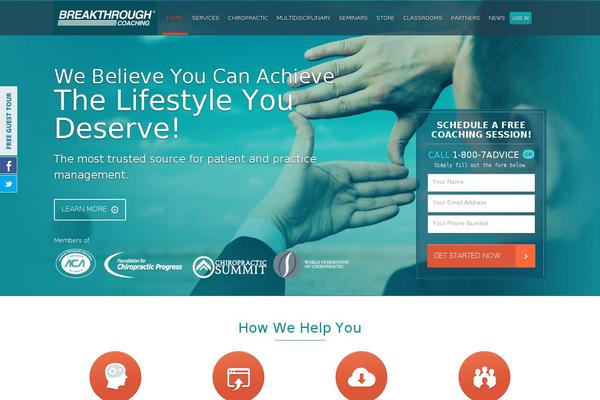 WordPress website example screenshot