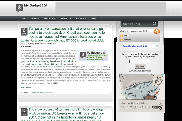 mybudget360.com site used Ubd Moneymaker Theme