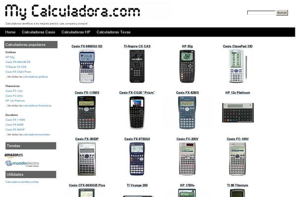 mycalculadora.com site used Ecommerce-blue