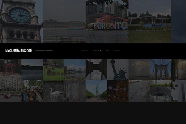 Fullscreen theme site design template sample