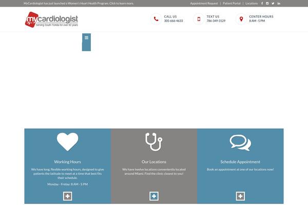 mycardiologist.com site used Networtech-child-theme