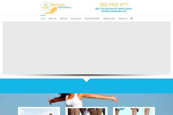 WordPress website example screenshot