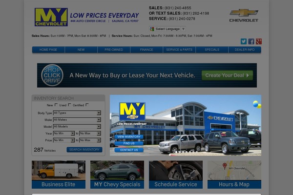 WordPress website example screenshot