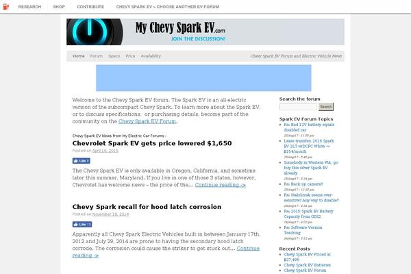 mychevysparkev.com site used Mecf_wp_template
