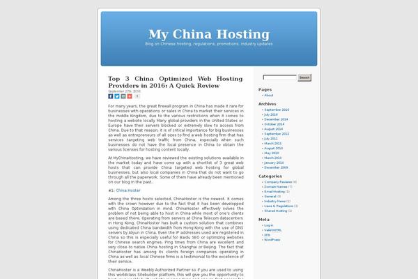 mychinahosting.com site used Raccoon