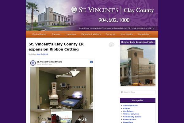 myclayhospital.com site used Stvincent