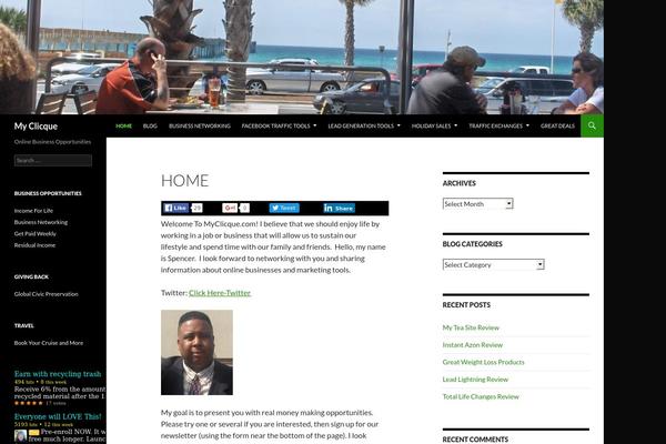 Twenty Fourteen theme site design template sample