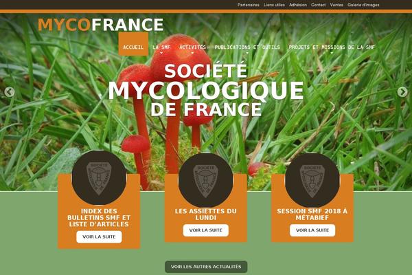 mycofrance.fr site used Hippo-wp-starter-theme