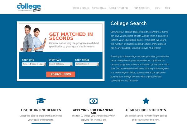 mycollegeguide.org site used Collegeguide