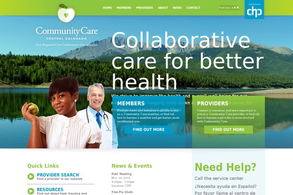 mycommunitycare.org site used Communitycare