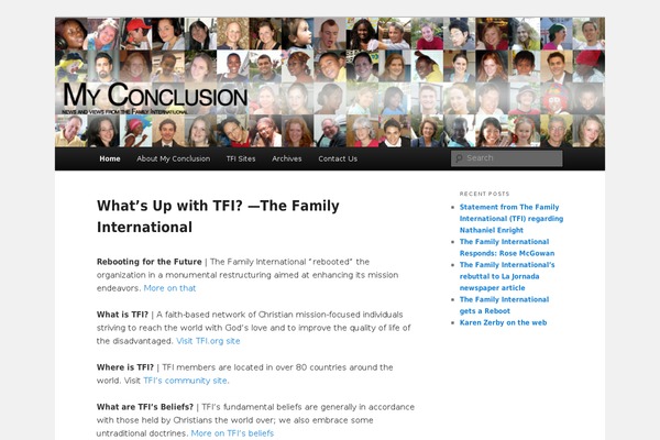 WordPress website example screenshot