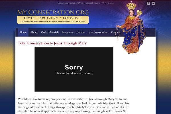 myconsecration.org site used Myconsecration