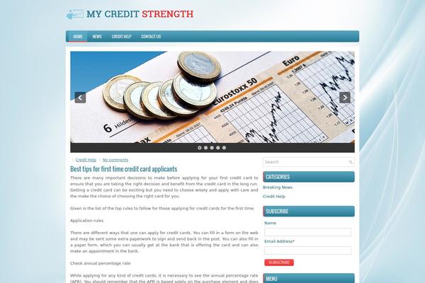 mycredit-strength.com site used Financespot