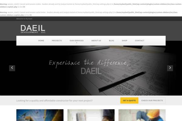 mydaeil.com site used BuildPress