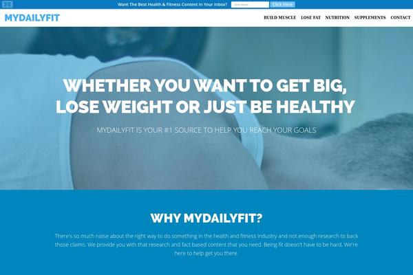 WordPress website example screenshot