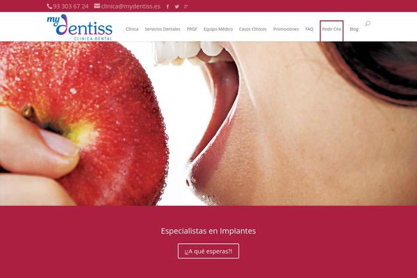 mydentiss.es site used Divi_2