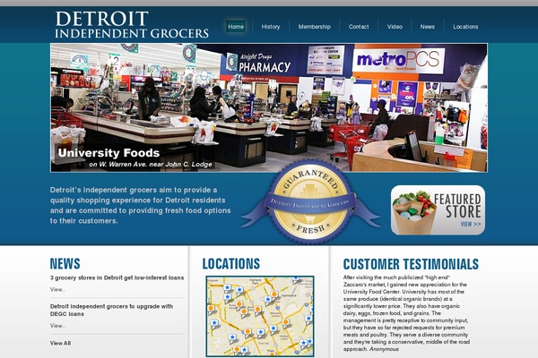 mydetroitgrocers.com site used Grocer2