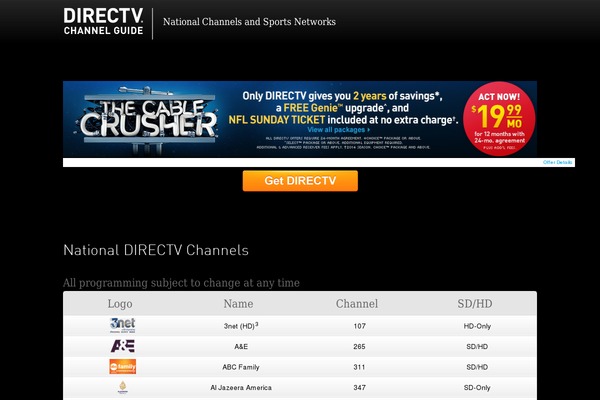 directv-local theme websites examples