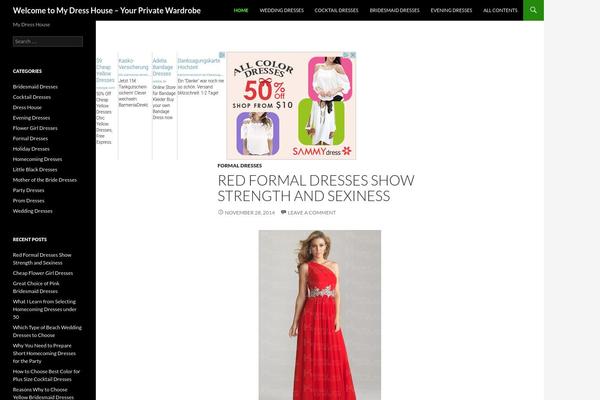 WordPress website example screenshot