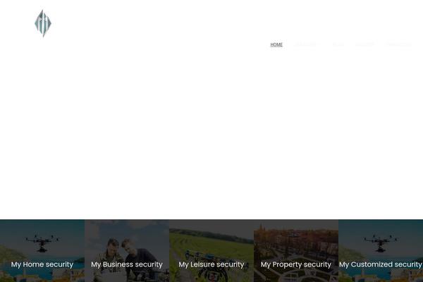 Drone theme site design template sample