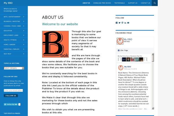 WordPress website example screenshot