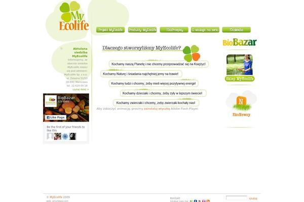 myecolife.pl site used Myecolife