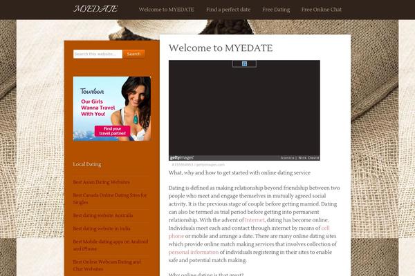 Espressionista theme site design template sample