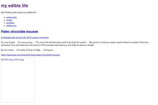 WordPress website example screenshot