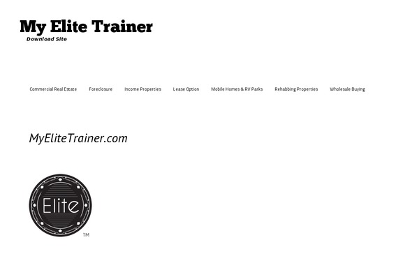 myelitetrainer.com site used Spartan